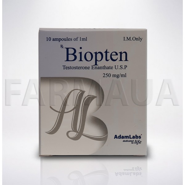 Biopten Adam Labs 250 mg/ml, 10 ампул, (Биоптен Энантат Адам)