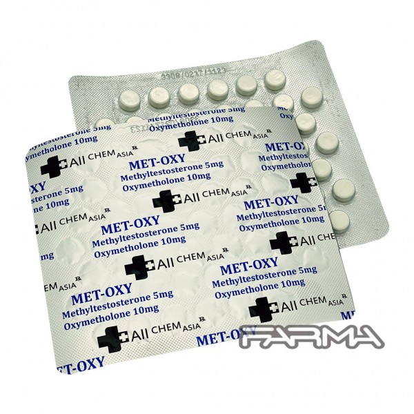 Met-Oxy 15 Allchem Asia 15 mg/tab, 100 tab, (МЕТ-ОКСИ 15 Оксиметолон Алчем Азия)