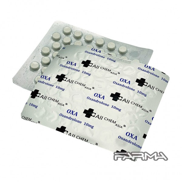 OXA-10 Allchem Asia 10 mg/tab, 100 tab, (ОКСА-10 Оксандролон Алчем Азия)