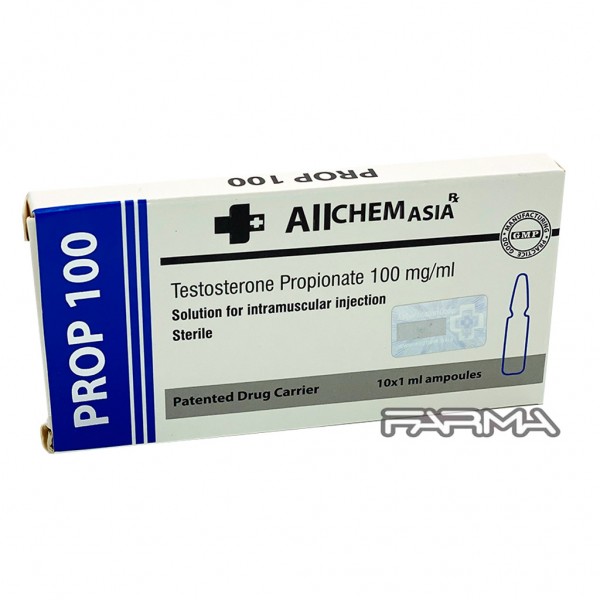 PROP-100 Allchem Asia 100 mg/ml, 10 ампул, (ПРОП-100 Пропионат Алчем Азия)