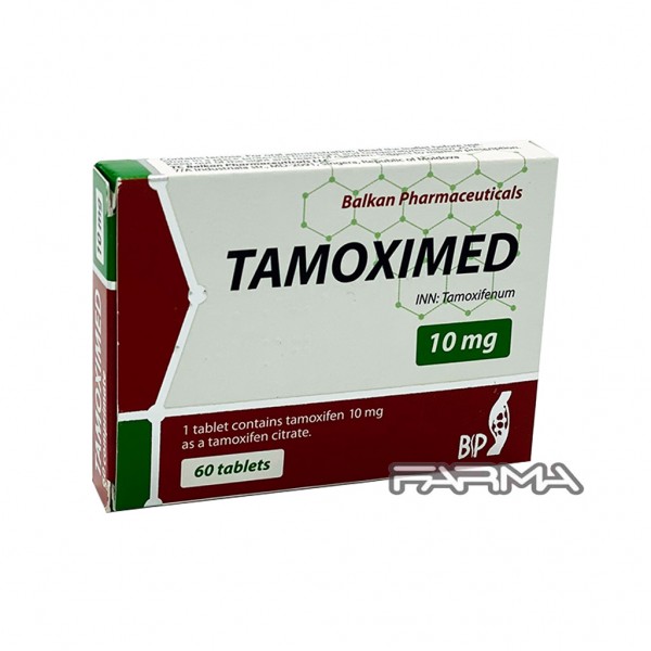 Tamoximed Balkan Pharmaceuticals 10 mg/tab, 20 таб, (Тамоксимед  – Тамоксифен Балкан)