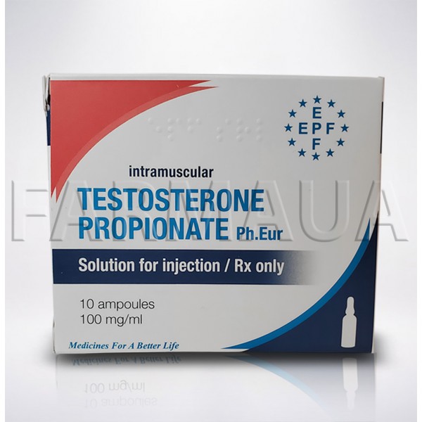 EPF Testosterone Propionate Euro Prime Pharmaceuticals (EPF) 100 mg/ml, 10 ампул, ( Пропионат ЕПФ)