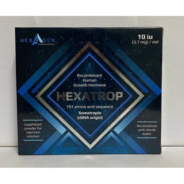 Hexatrop 10iu на 1мл, 10 флаконов, (Гексатроп Соматропин Гексаген)