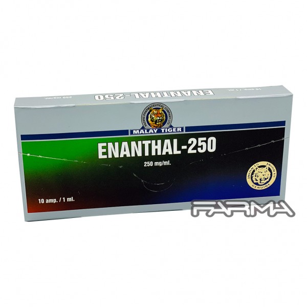Enanthal Malay Tiger 250mg/ml, 1 ампула  (Энантал 250 – Тестостерон энантат от Малай Тайгер)