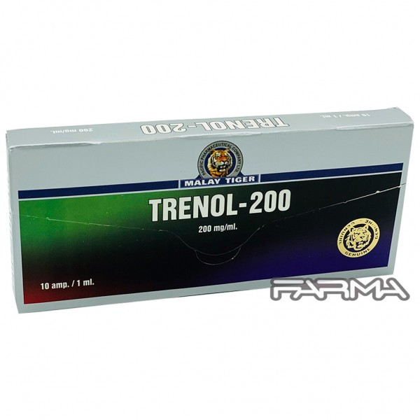 Trenol Malay Tiger 200mg/ml, 1 ампула (Тренол 200 – Тренболон энантат Малай Тайгер)