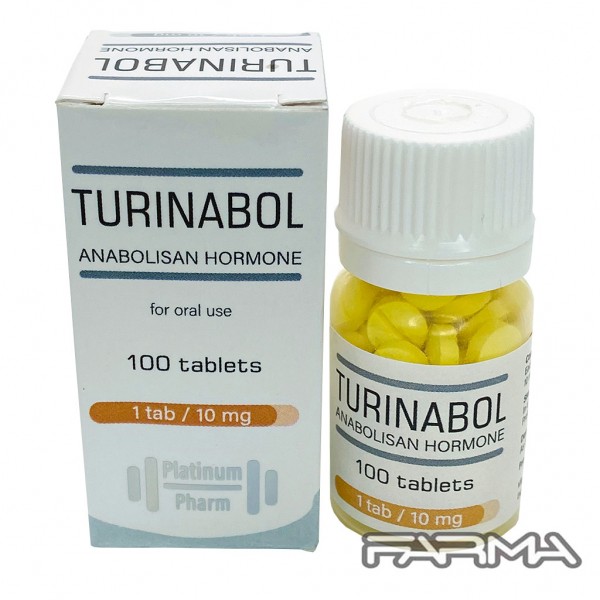 Turinabol Platinum Pharm 10 mg/tab, 100 таб (Туринабол Платинум Фарм)